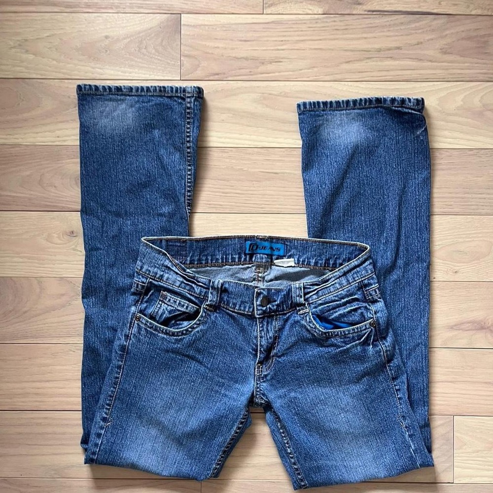 Vintage Y2k Low Rise Straight Leg Jeans Womens Sz 4 surfergirl indie sleeze